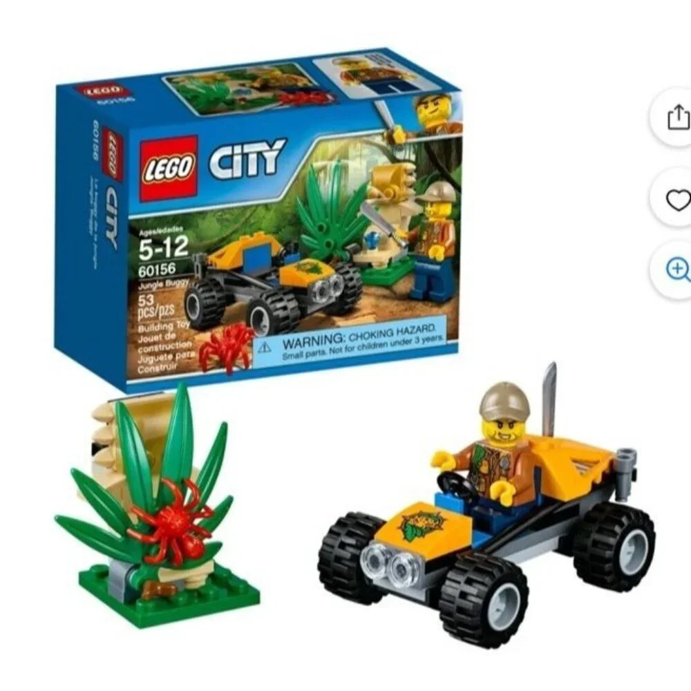 LEGO City Jungle Buggy 60156 Building Set (53‎ Pieces)